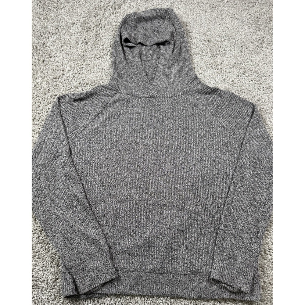 Athleta Girl Hoodie Pullover‎ Heathered Gray Performance Athletic XL 14